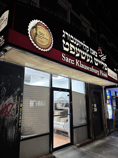 Sanz Klausenburg Fleish storefront on New Utrecht Avenue
